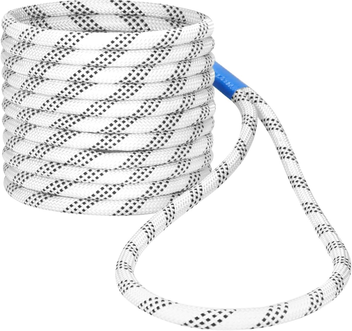 SnelShoppen - Polypropyleen Boot Touw Ø 12 mm 6 m - Duurzame Mooring Line met 40 cm Oog Splits - Maximale Treksterkte 1.5 T voor Jacht, Boot en Tuin