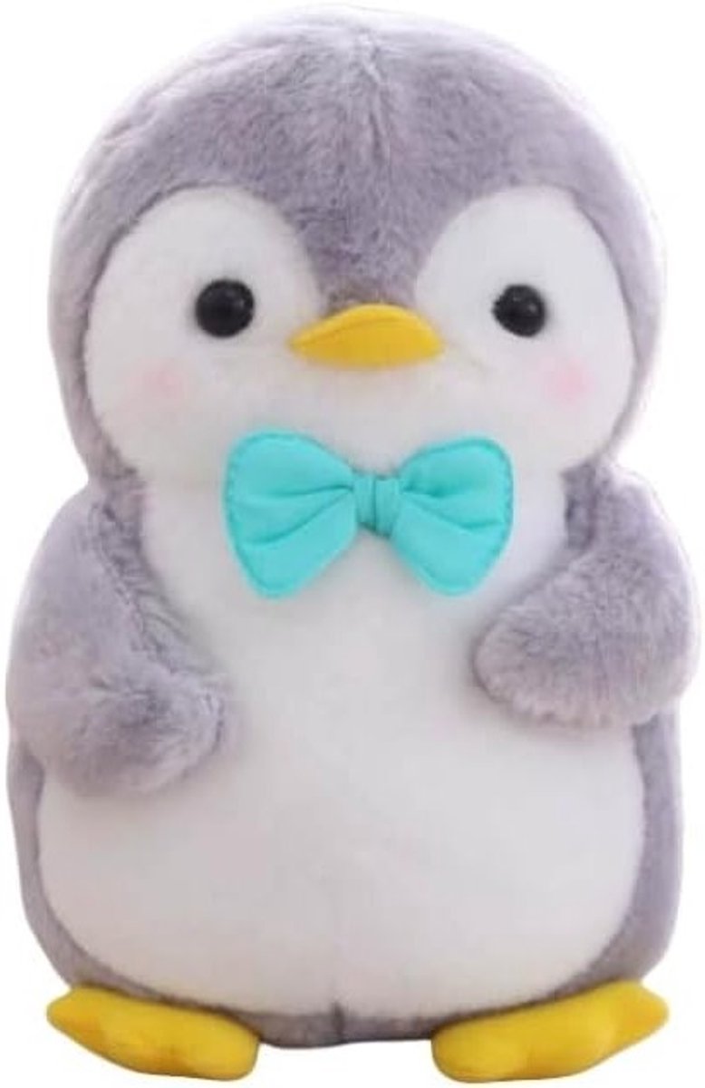 Zachte 25 cm Pinguïn Knuffel en Kussen, Schattige Pluche Dier, Perfect als Verjaardagscadeau en Voor Kinderkamers Decoratie