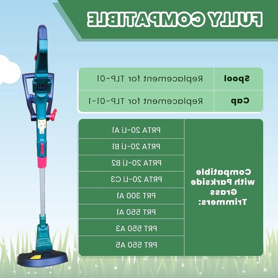 Grastrimmer draadspoelen set van 8 voor efficiënt maaien en onderhoud van je tuin — afbeelding 2