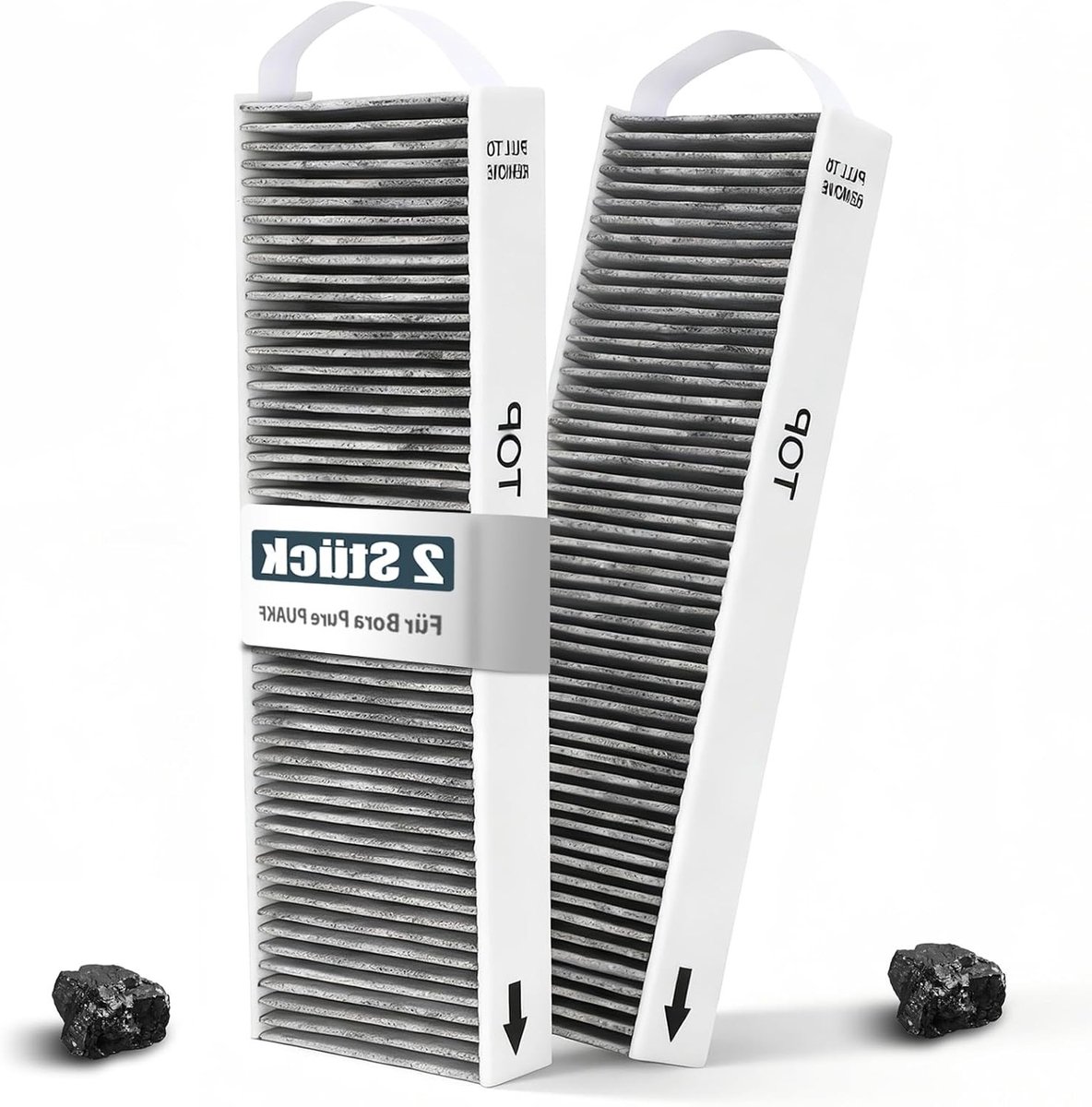 Actieve koolstoffilters voor Bora Pure PUAKF, vervangfilters voor recirculatie afzuigkappen en accessoires voor optimale luchtkwaliteit