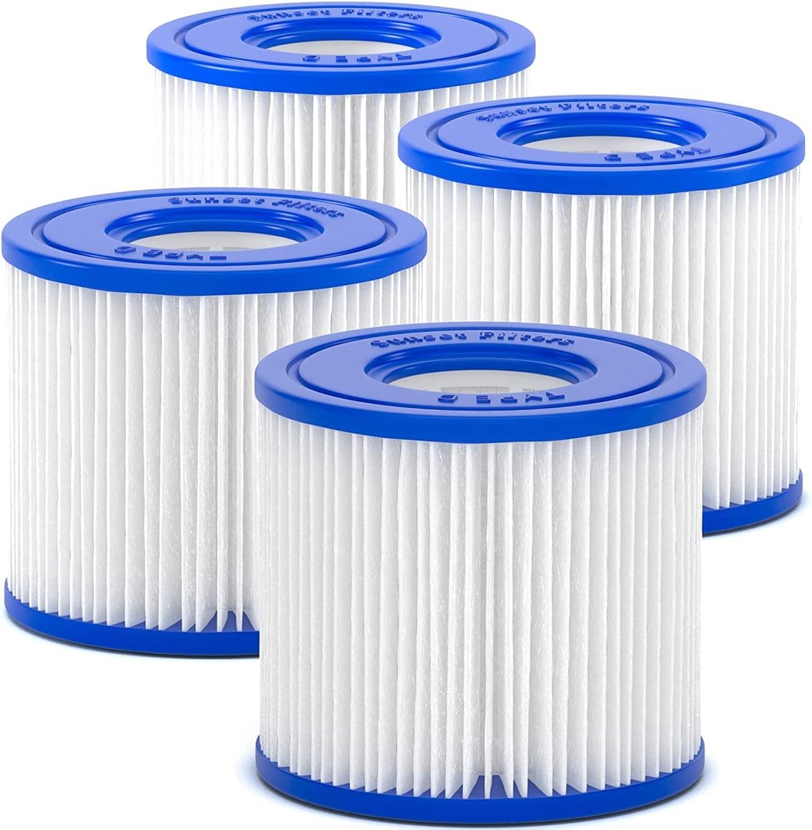 SnelShoppen - Hot Tub Filter Cartridge VI - Vervangingsfilter voor Spa Pool, Geschikt voor L-a-y-Z, Miami, Vegas, Palm Springs, Paris Monaco, Pack van