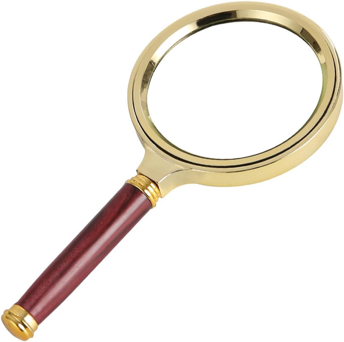 SnelShoppen - Vergrootglas 10x - Draagbaar Leesmagnifier - Optisch Glas - 8cm - Perfect voor Senioren, Onderwijs, Hobby's en Wetenschap