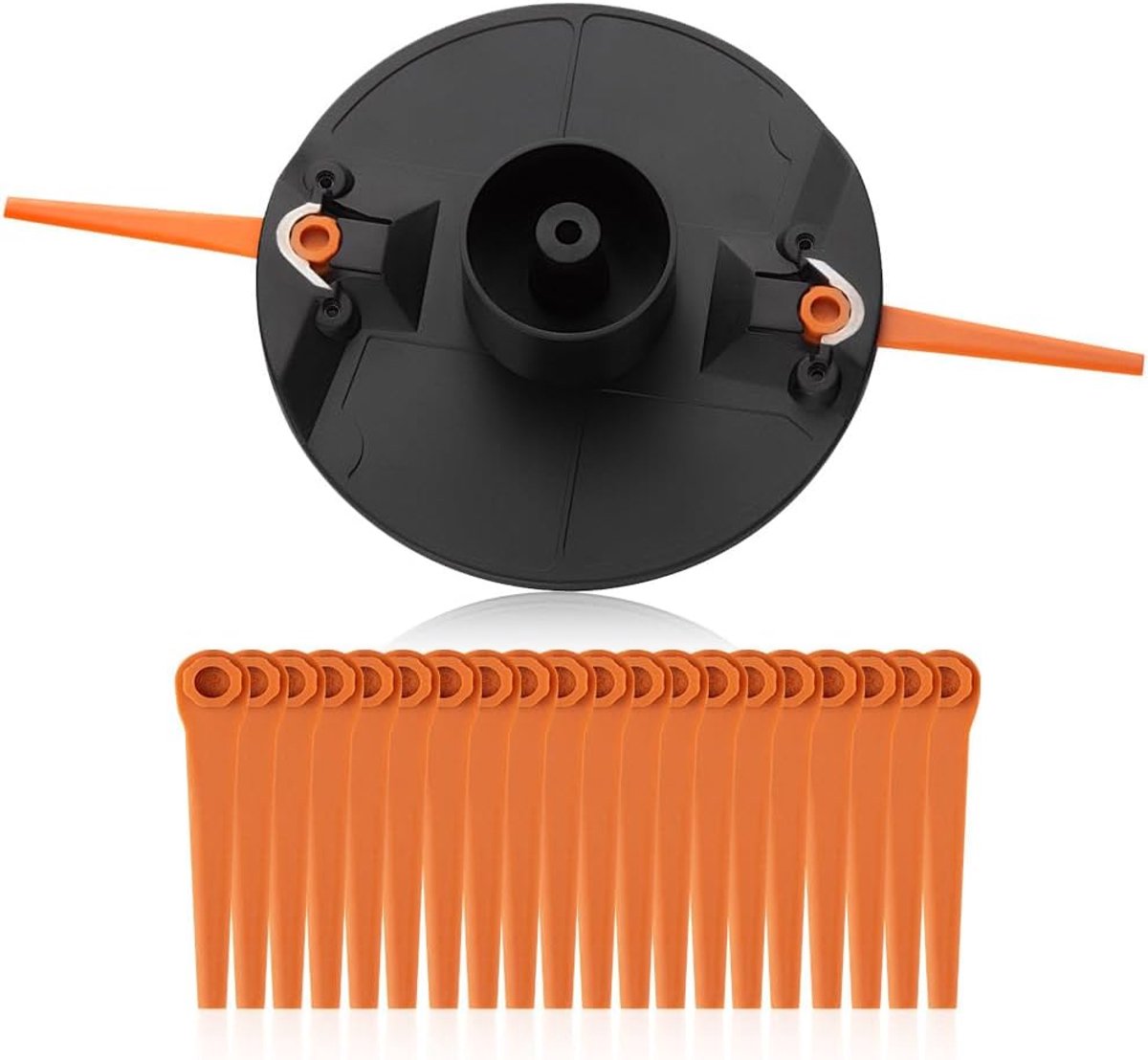 SnelShoppen - Dubbel lemmet voor grastrimmer, 20 reservemessen voor SmallCut Li-23R en 23/18 V, accessoires voor tuinonderhoud, scherp en duurzaam