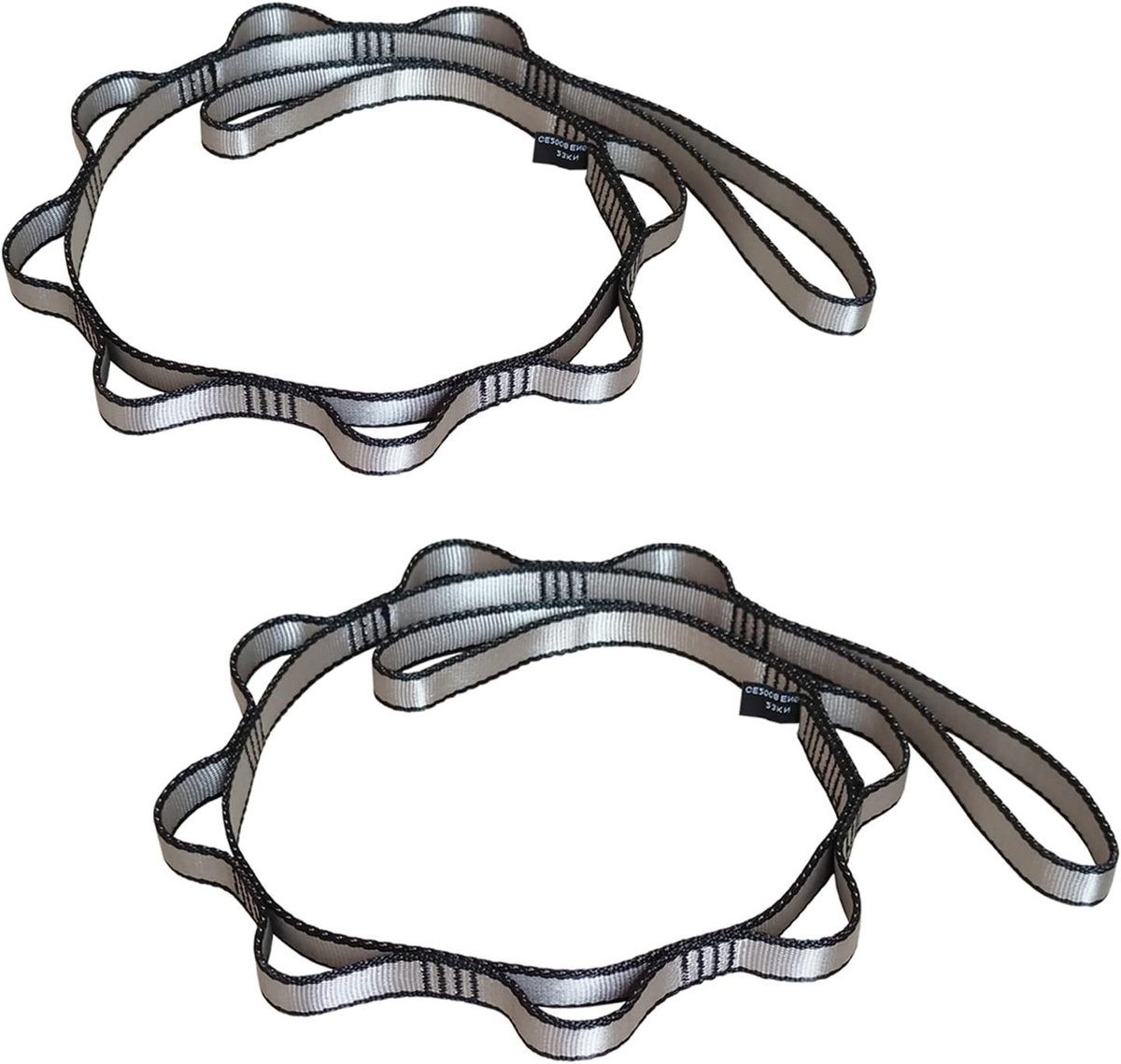 2 Stuks Verstelbare Halskettingen met Madeliefjes voor Yoga Hammock en Klimaccessoires