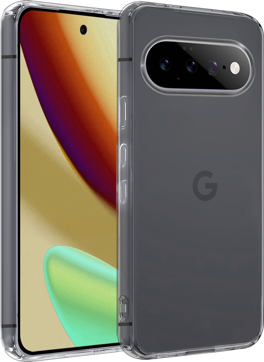 Hoesje - Geschikt voor Google Pixel 11 - Sterk & Shockproof - Hoes Cover - Siliconen Case - Telefoonhoesjes - Transparant
