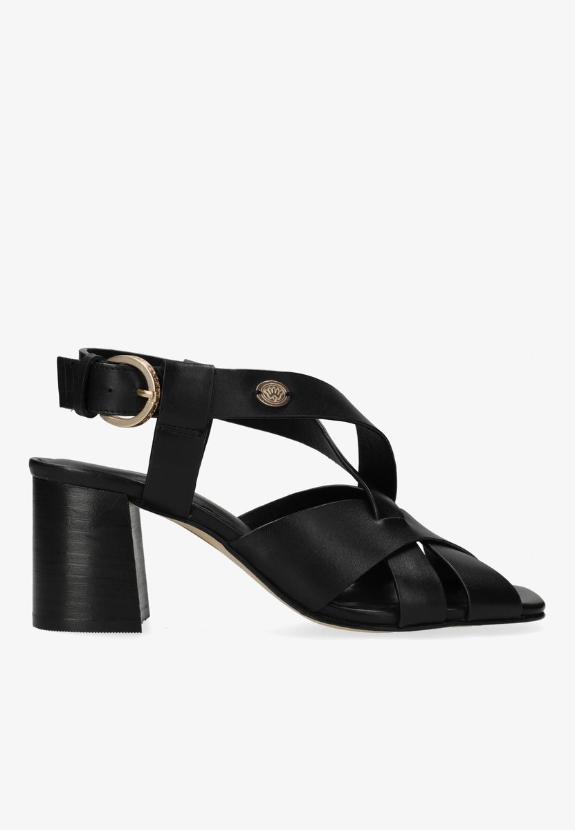 Fred De La Bretoniere - Giada Cross Sandaal Crust Zwart - Maat 38