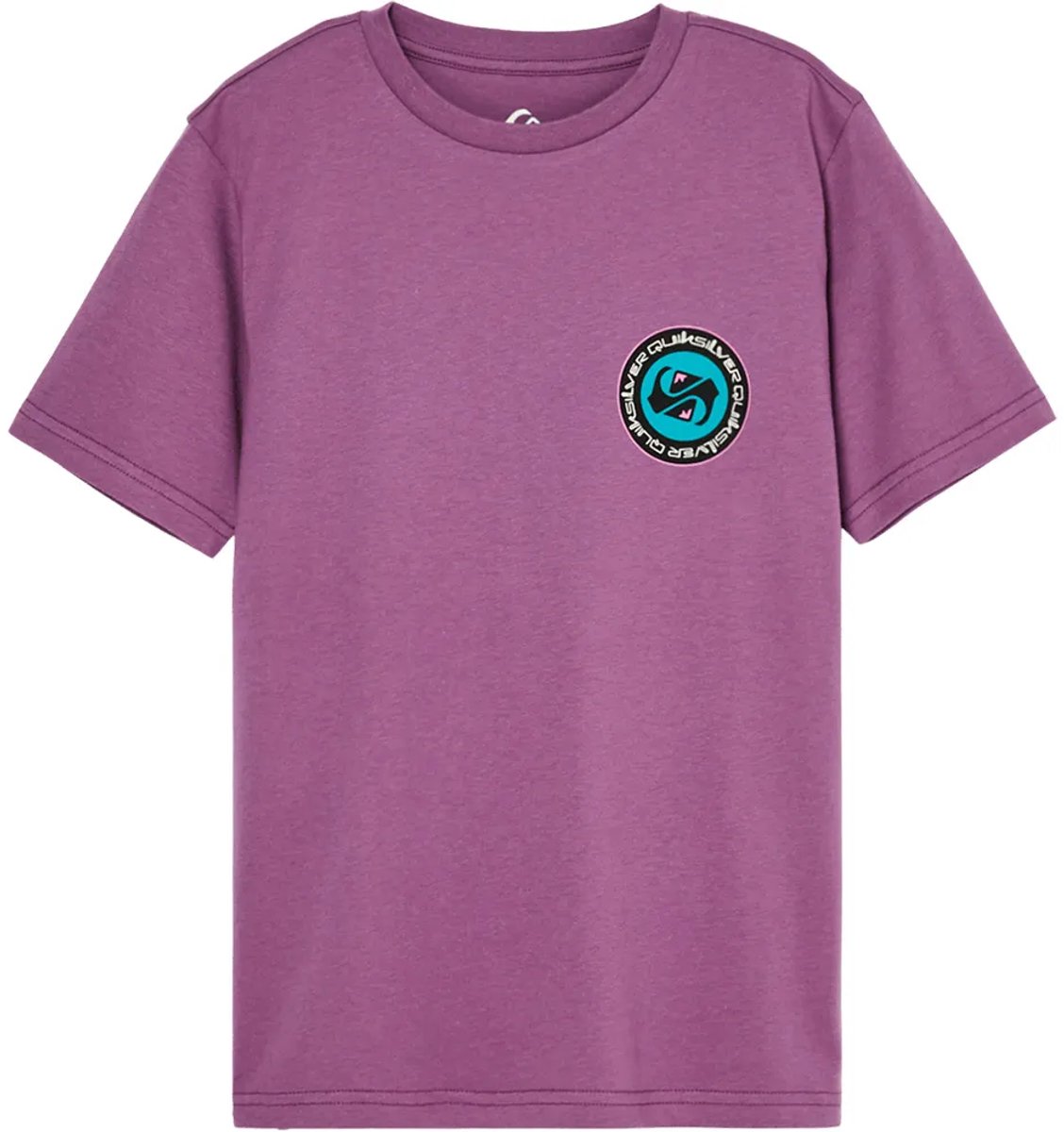 Quiksilver Evo Duality T-shirt Met Korte Mouwen 12 Years Jongen Grape Jam