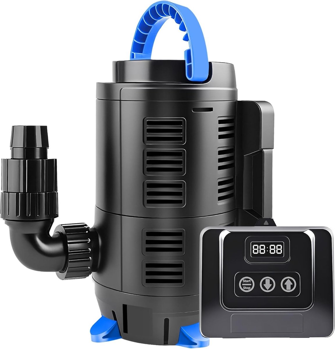 Vijverpomp - Kunststof - Regelbare Waterstroom - Energiebesparende Eco-Motor - Voor Tuin en Vijver