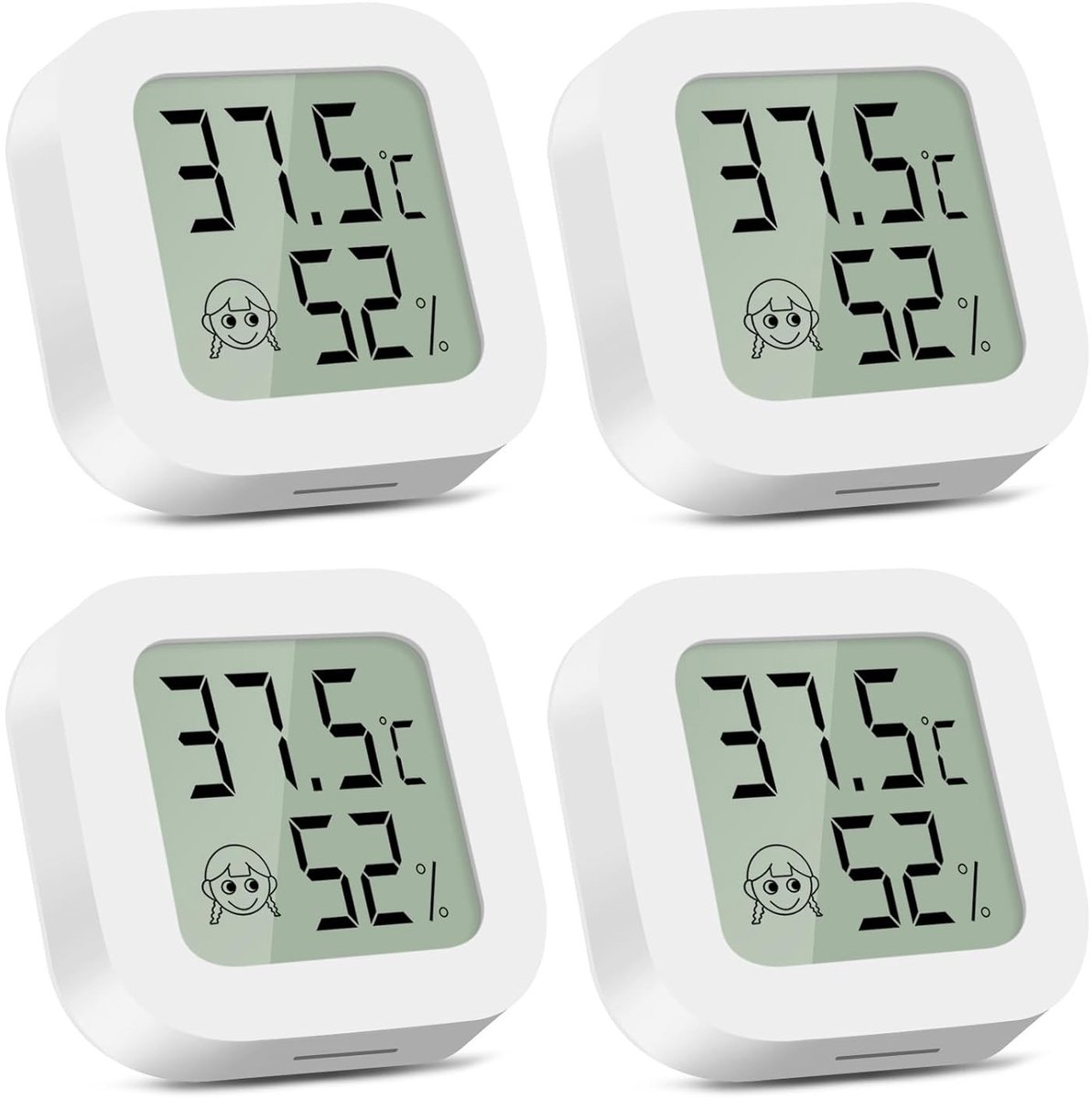 Luchtvochtigheidsmeter - Digitale LCD Hygrometer - Nauwkeurige Temperatuurmeting - Eenvoudig te Installeren - Voor Binnengebruik