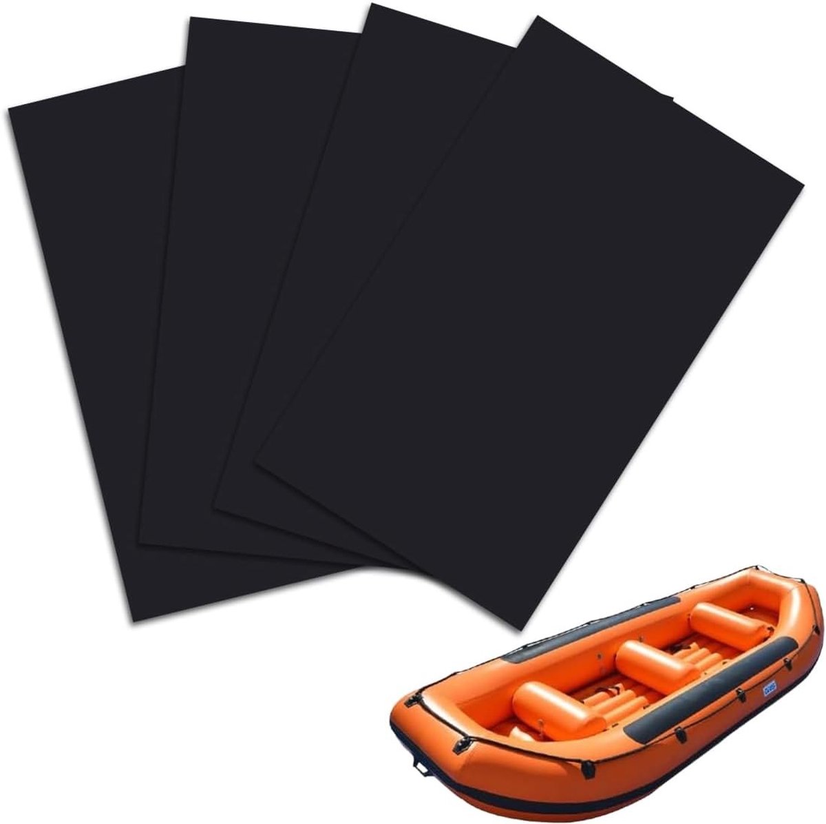 Reparatieset voor Opblaasbare Boot - PVC Patch - Dikke Waterdichte Pleisters - Voor Kano, Kajak en Boot