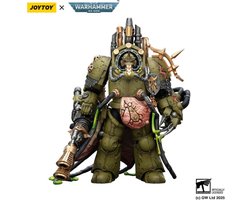 Death Guard Lord of Virulence met Power Fist and Twin Plague Spewer – Warhammer 40K