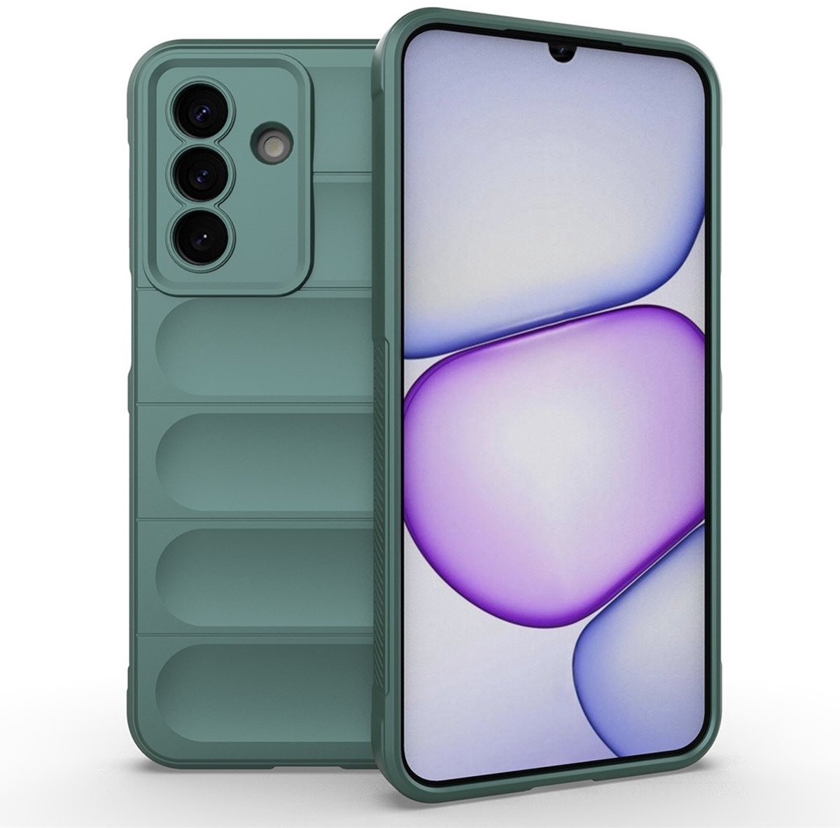 Coverup Hoesje - Geschikt voor Samsung Galaxy A27 Hoesje - Coverup Hands-On Rugged Back Cover - Groen