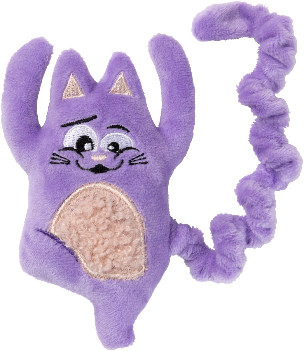 FuzzYard Namaste Yoga Cats Kattenspeeltje - Pluche Katten Speelgoed met Kattenkruid