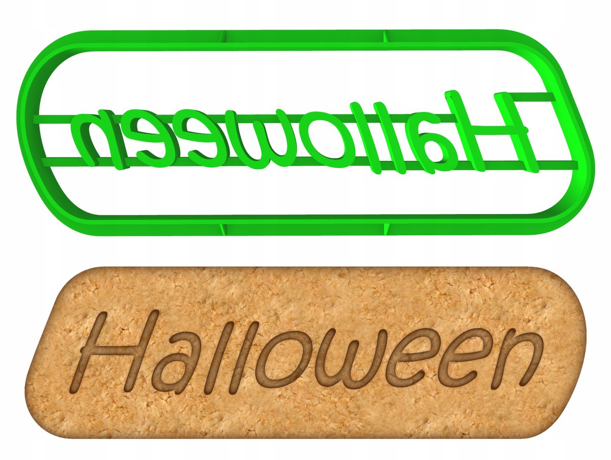 Halloween Koekjesvorm "Halloween 1" - Kunststof PETG