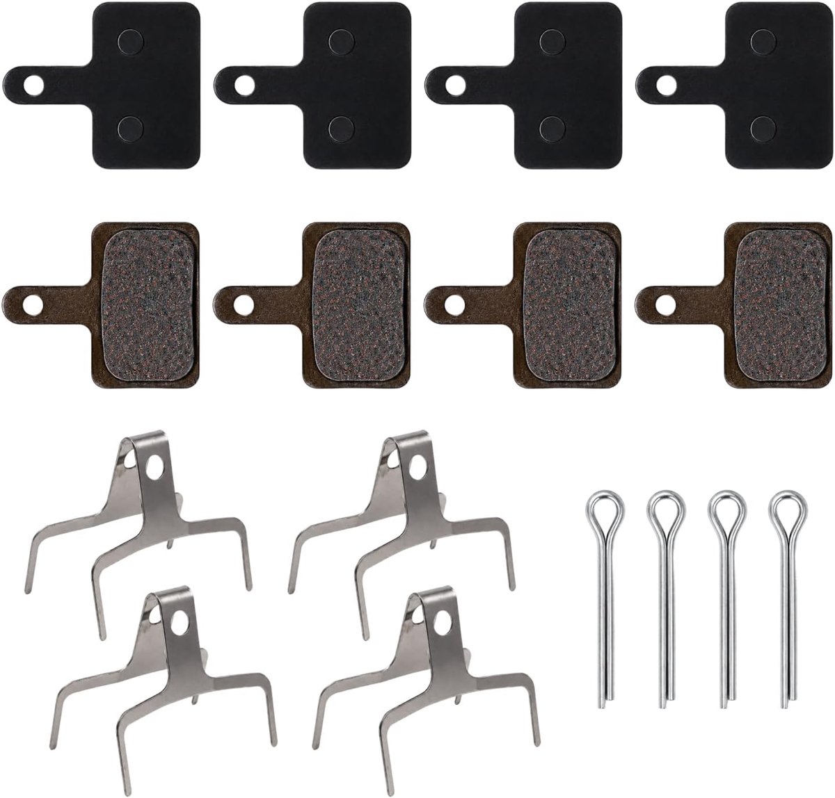 Fietsremblokjes 4 Pairs - Compatibel met Shimano B01S B03S B05S - Semi-metaal - Voor een veilige en stille rit - ShopVlot