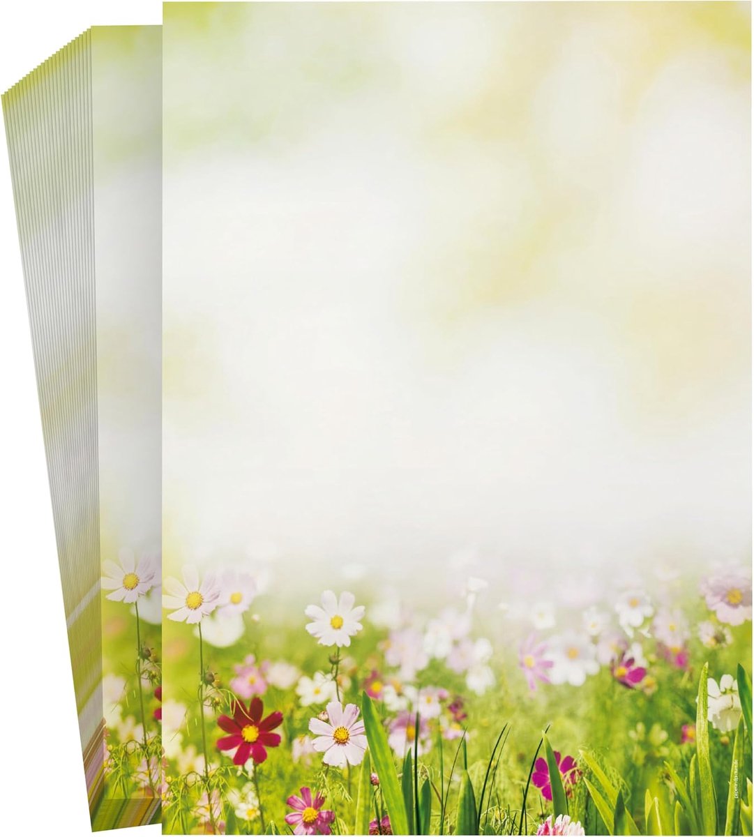 Designpapier A4 100 Vellen - 90 g/m² - Exclusief ontwerp - Perfect voor persoonlijke brieven - ShopVlot
