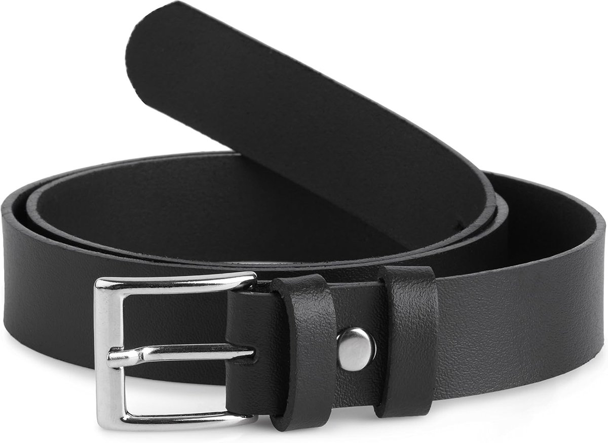 Lederen Kinderriem 2.5cm - Duurzaam en Verstelbaar - Comfortabel voor Kinderen - Perfect voor dagelijks gebruik - ShopVlot