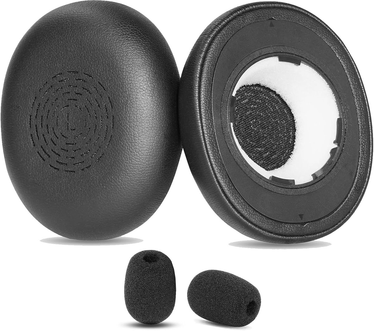 Vervangende oorkussens Jabra Evolve2 65 - Earpads van kunstleer en memory foam - Comfortabel voor langdurig gebruik - ShopVlot