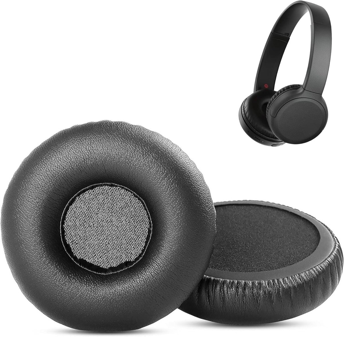 Oorkussens voor Sony WH-CH510 - Eenvoudige vervangingen - Zacht kunstleer/memory foam - ShopVlot