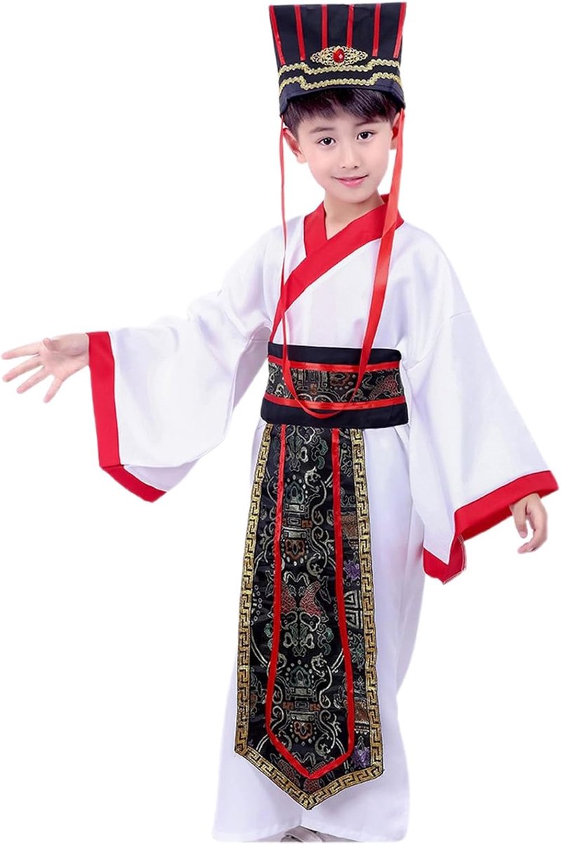 Générique Kostuum voor jongens, Chinees hof, antiek, 2026, cosplay, kinderen, traditionele outfit, gedetailleerd, voor - ShopVlot