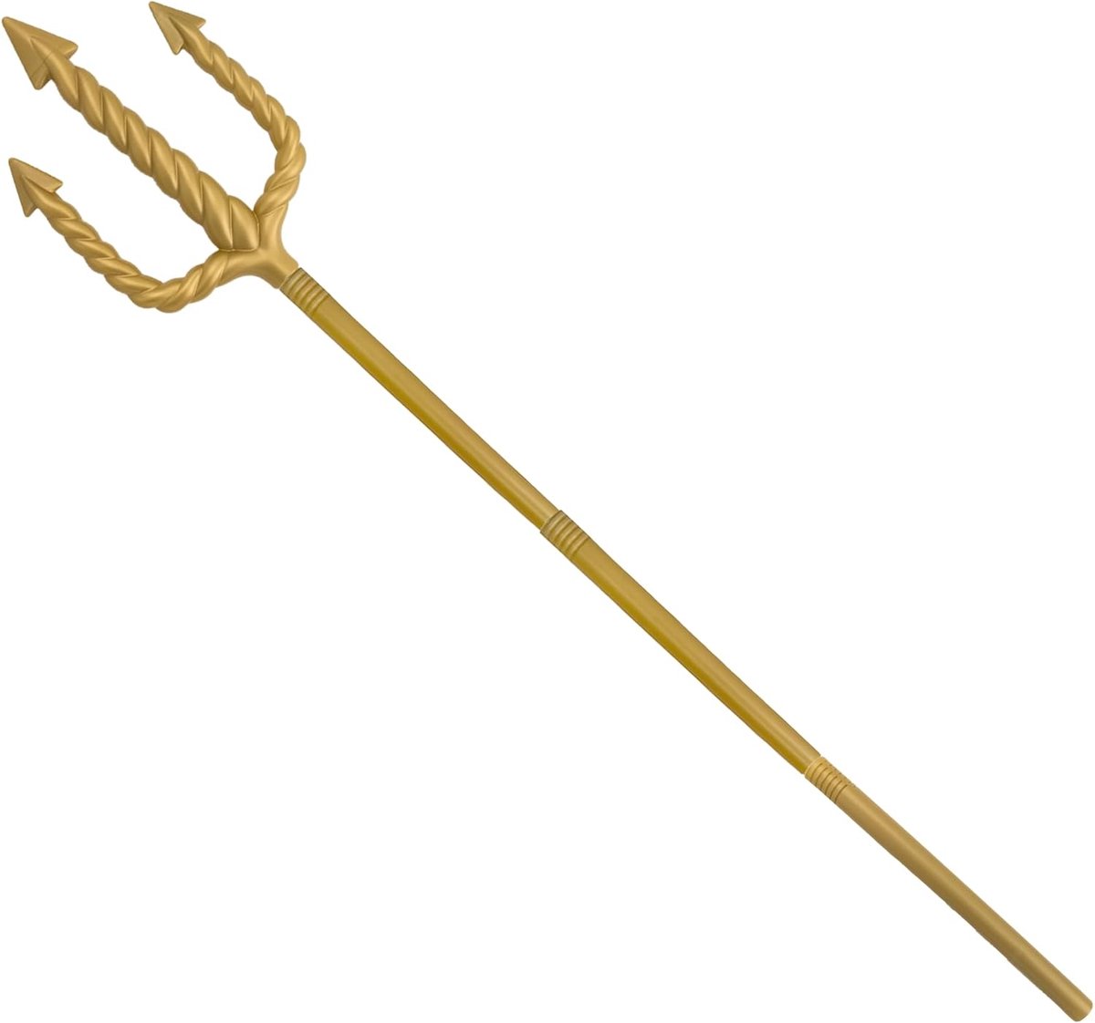 Carnavalife Trident de Neptune, Removable Costume Accessory, 120 cm, Plastic, Gold - ShopVlot