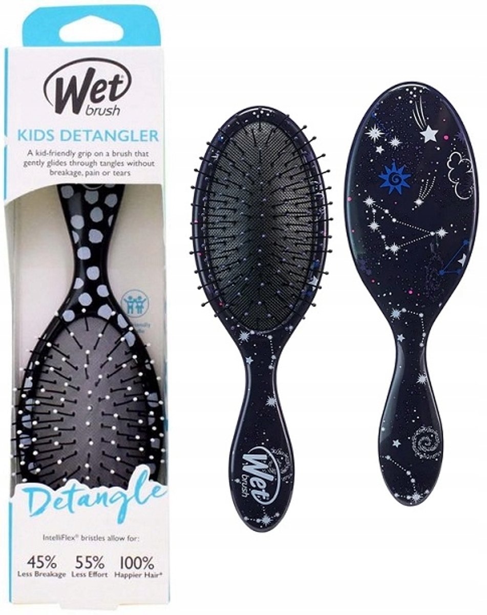 Wet Brush Kinder Haarborstel Detangler Galaxy - Zacht Ontklitten