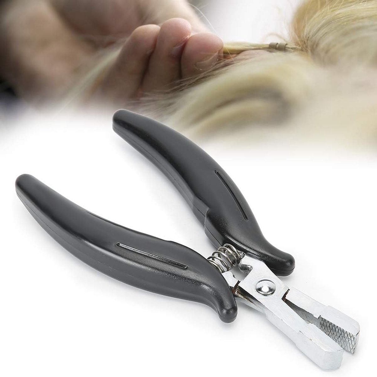 Professional Hair Extension Tool - Tape Sealing Extensions Clips for Micro Rings Beads - Black - ShopVlot