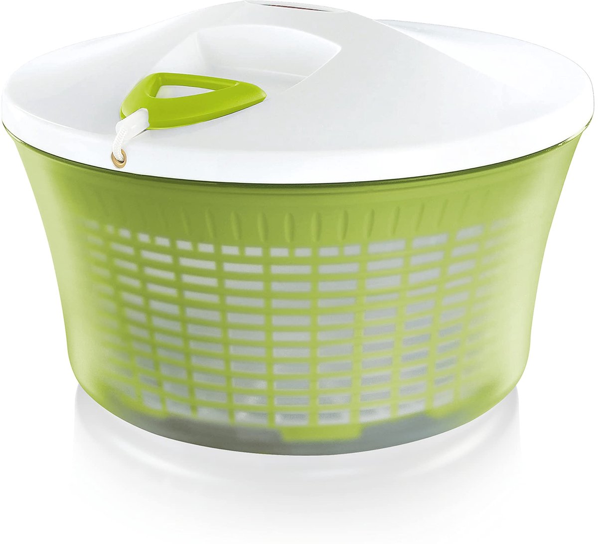 Famanu – Salade spinner met trekkoordmechanisme, 5,5L