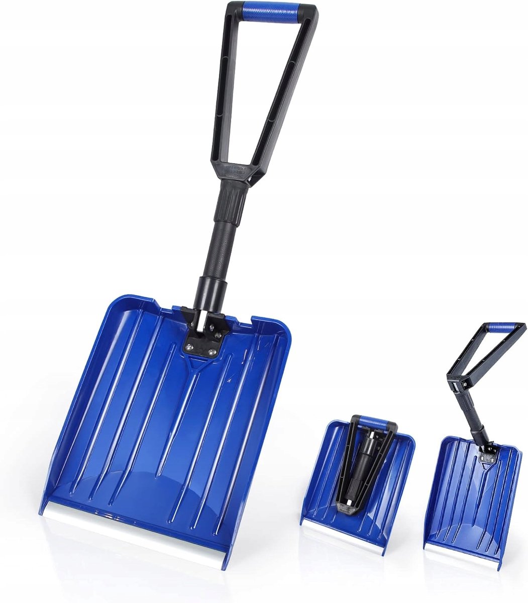 Opvouwbare Sneeuwschop Blauw - Verstelbaar 33-80cm