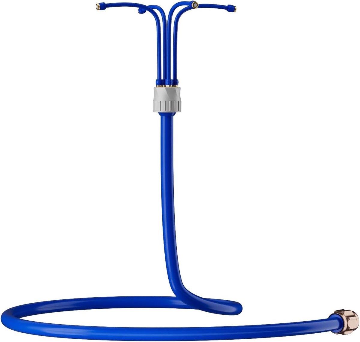 RESTMO 180 cm Flexible Mist Sprayer with 4 Adjustable Nozzles for More Larger Coverage, Spray Spray Cooling with 360° - ShopVlot