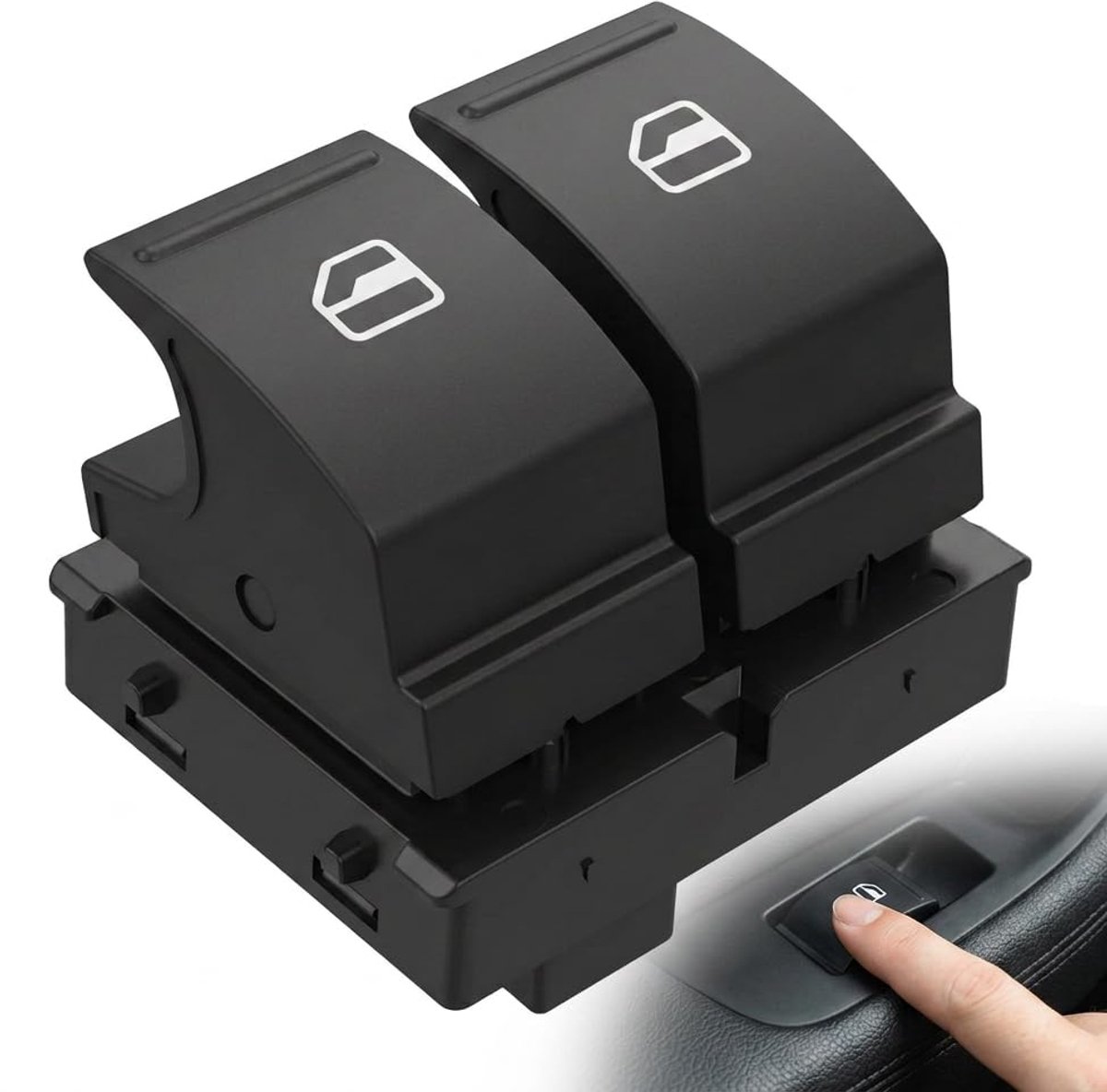 Elektrische raamregelaar voor Seat Ibiza en VW Golf, knop, 1 stuk - ShopVlot