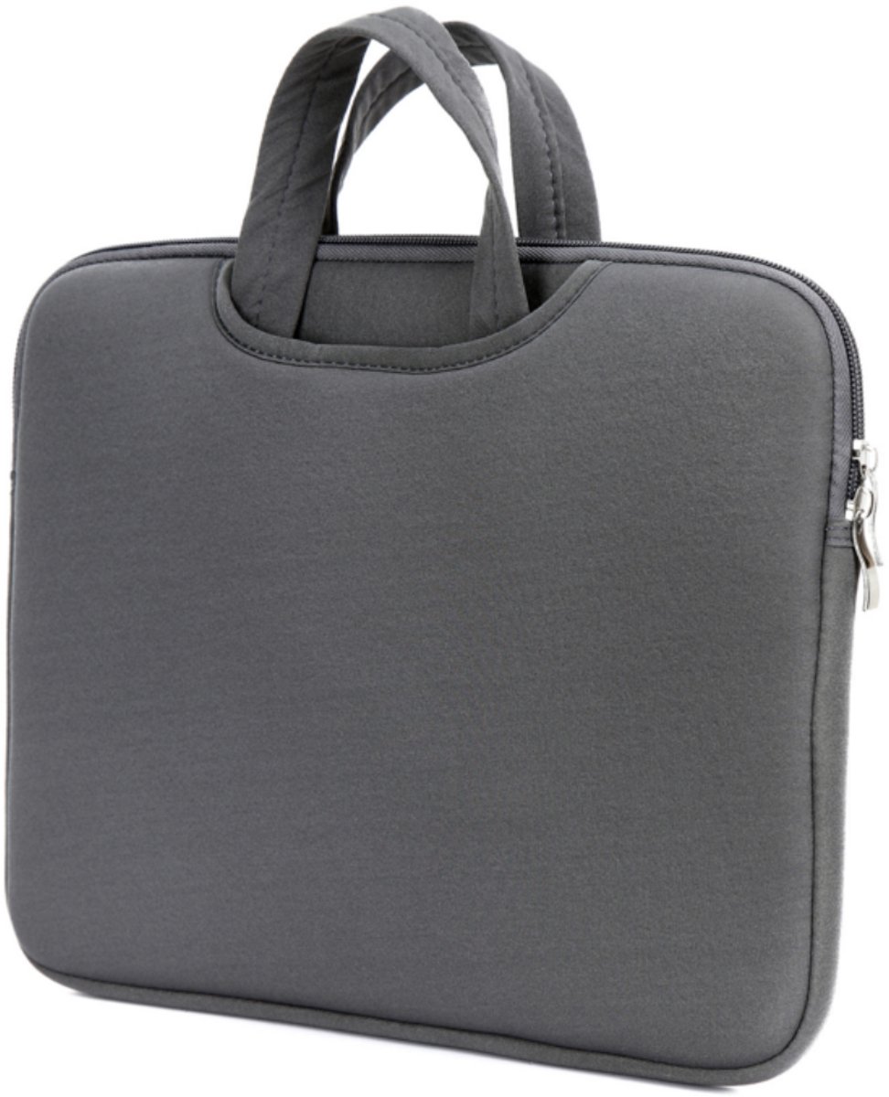 Merkloos 14-inch Laptophoes met Handvatten - Beschermend en Stijlvol
