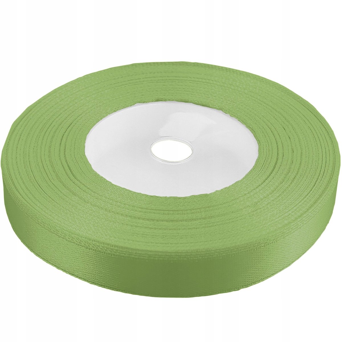 Lichtkaki Satijnen Lint 12 mm breed, 32 meter rol