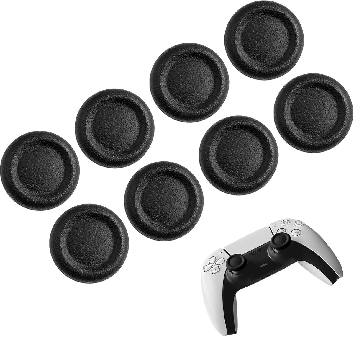 Pack of 8 Controller Covers Compatible with PS5/PS4, Non-Slip Grips, Silicone Thumb Covers Gaming Controller - ShopVlot