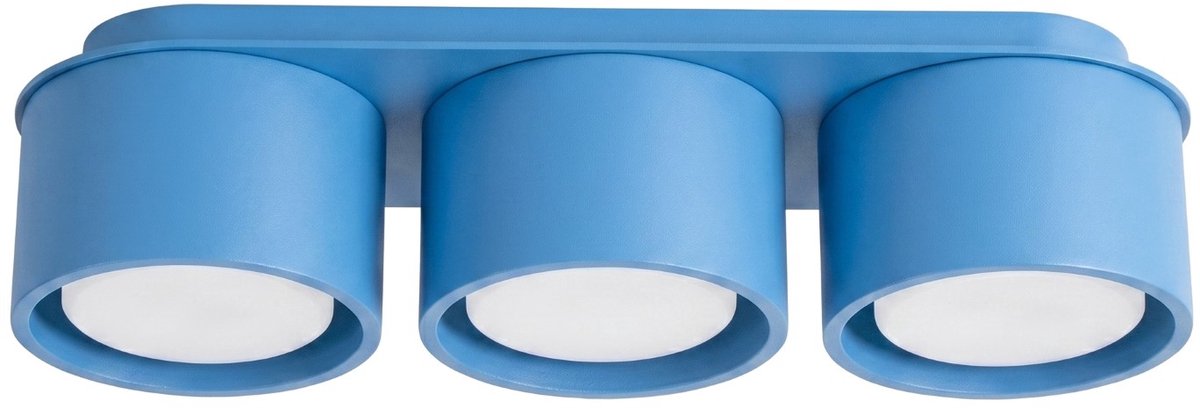 Sollux Lighting Plafondlamp MODO - Gx53 - lichtblauw - aluminium - 32.4x10.4x8.2cm