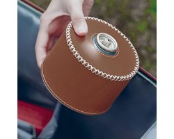 Shanrya Gas Canister Cover, Gas Canister Protective Case Tearproof Effective Protection Safe PU Leather Vintage for - ShopVlot
