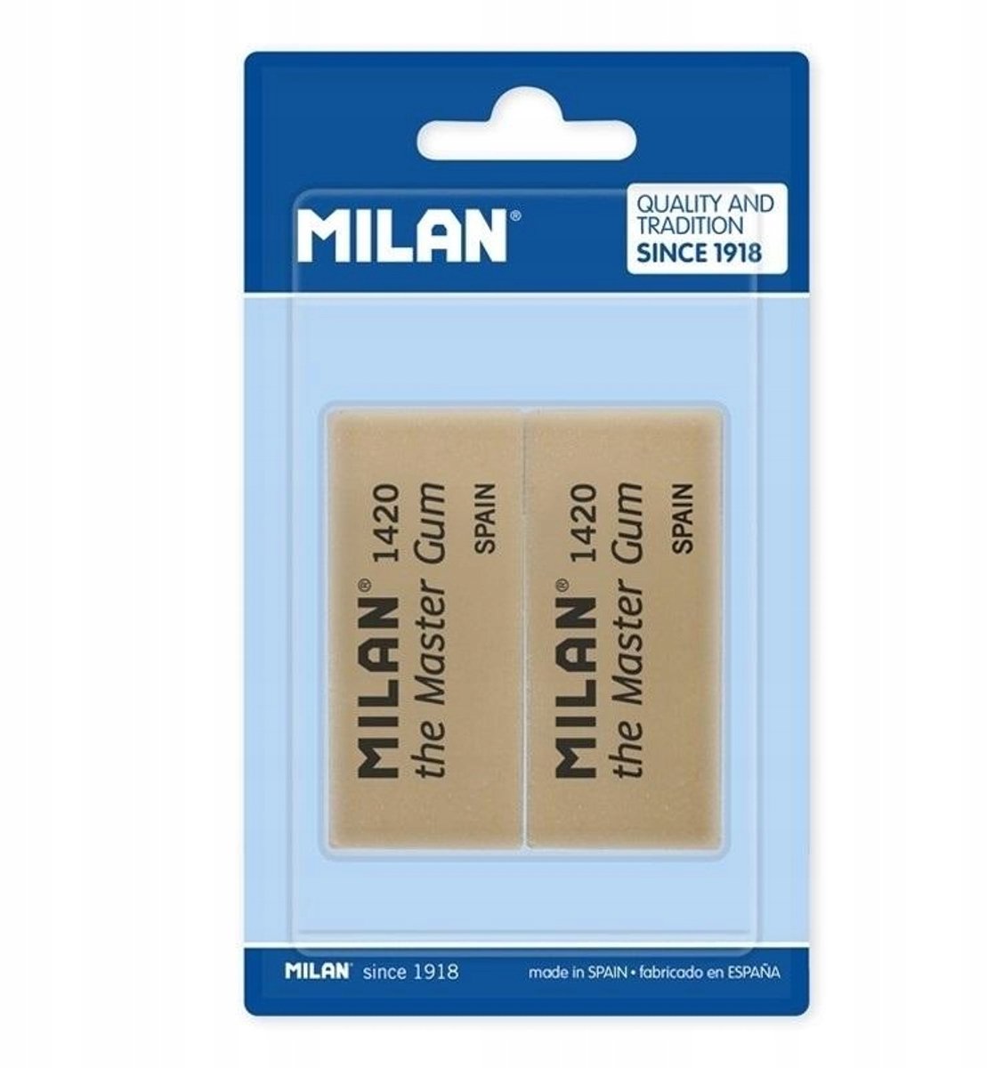 Milan Broodgum Gum 2 Stuks - Professionele Gum voor Kunstenaars