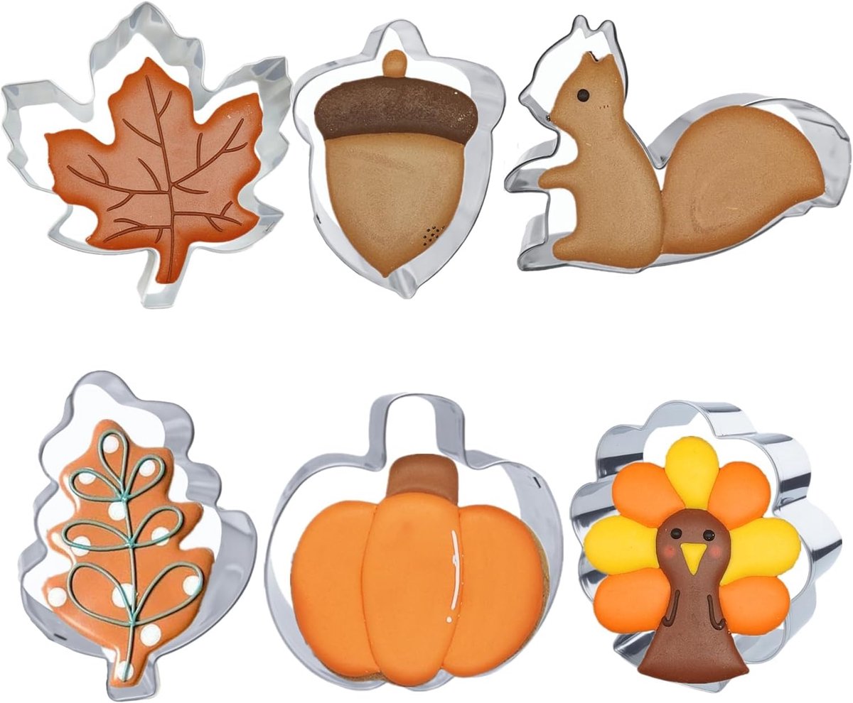Uitsteekvormpjes herfst, koekjesvorm, Thanksgiving, herfstkoekvorm - ShopVlot
