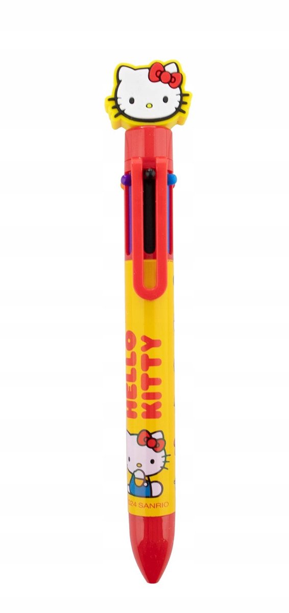 Hello Kitty Multikleur Pen voor Meisjes - 6 Kleuren