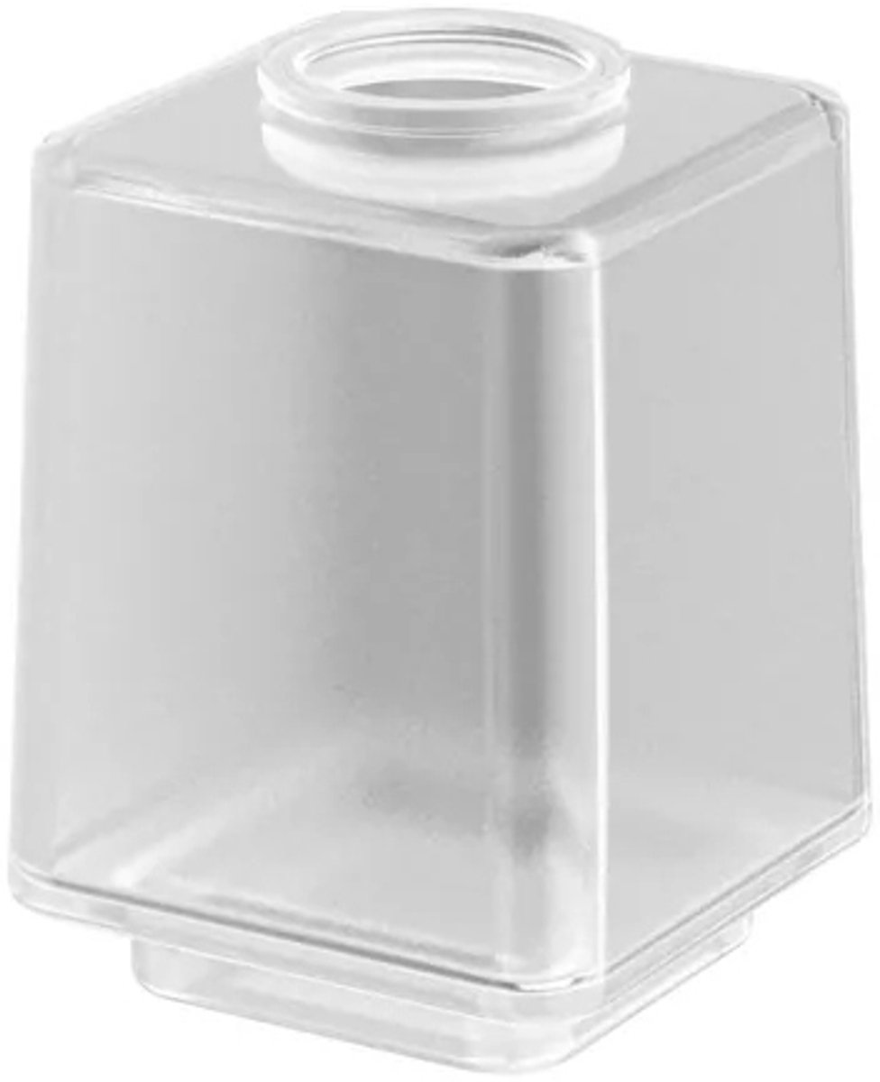 Glazen container voor zeepdispenser, 400ml, mat glas