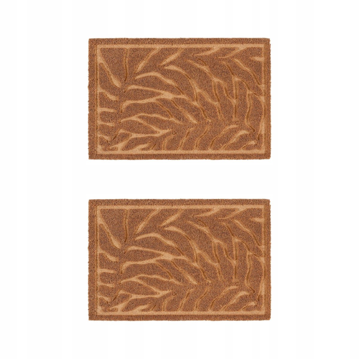2x Kokosvezel Deurmat KONTANTER - Natuurlijk Stijl 40x60 cm