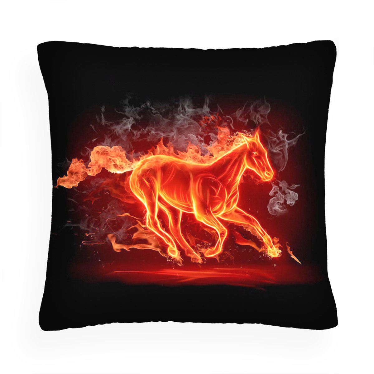 Decoratieve Kussen 40x40 cm met Paardenprint - Inclusief Binnenkussen