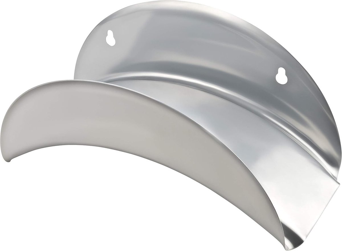 Slanghouder - Zilver - 13 x 13 x 28 cm - Corrosiebestendig - Voor Tuin- en Waterslangen