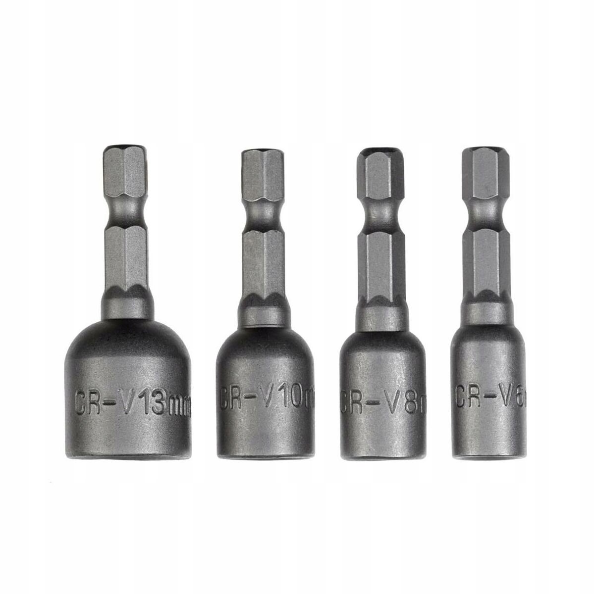 Magnetische Dopbits Set 6-13mm, 4 stuks