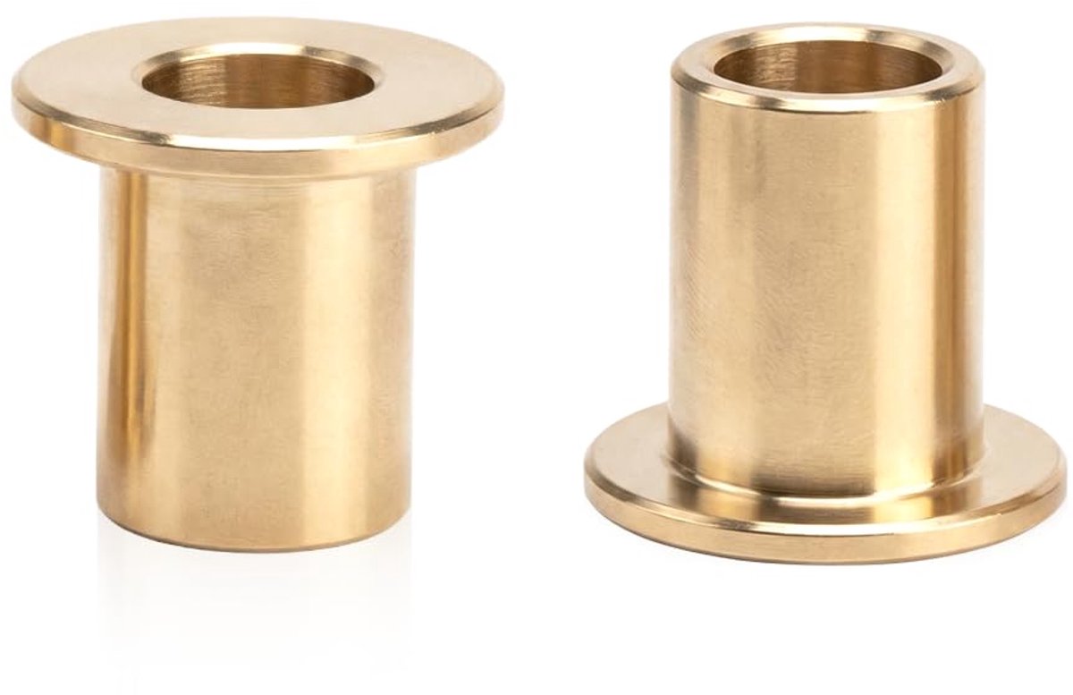 ITSOGOO 2 Pieces Flange Bearing Sleeves 8x10x15mm,Brass Self Lubricating Slides, Flange Bushings,Bushing Sleeves in - ShopVlot