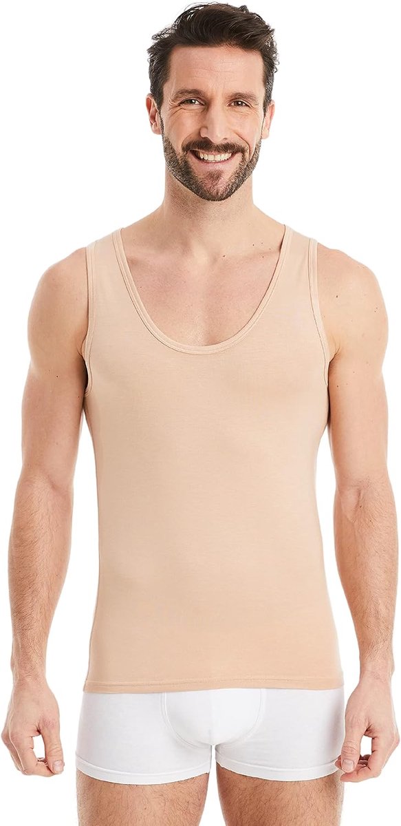 FINN Men's Business Undershirt Sleeveless Tank Top - Undershirt for Men Made of Original Lenzing® Modal Fabric - ShopVlot