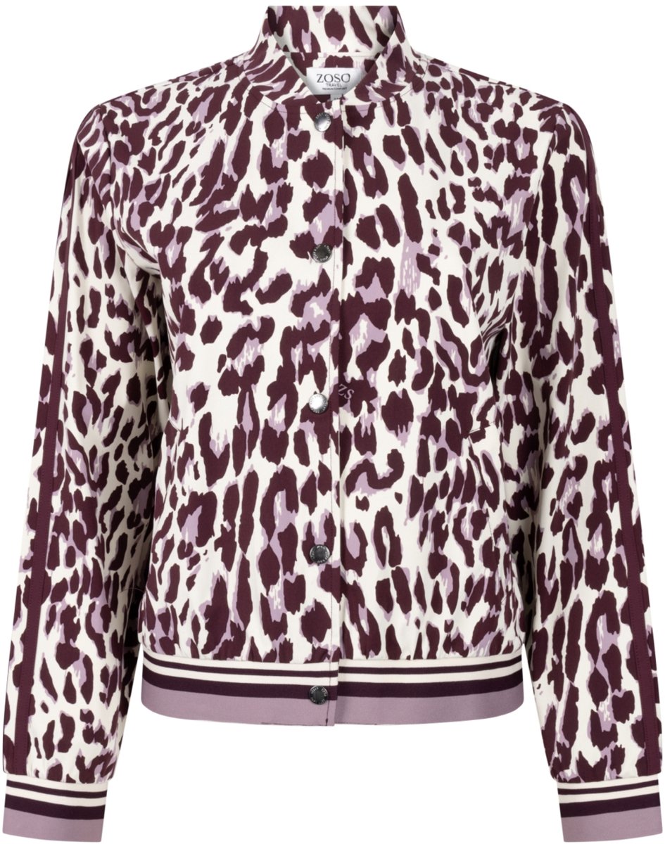 Zoso Vest Nicoline 264 Mauve-bordeaux Dames Maat - S