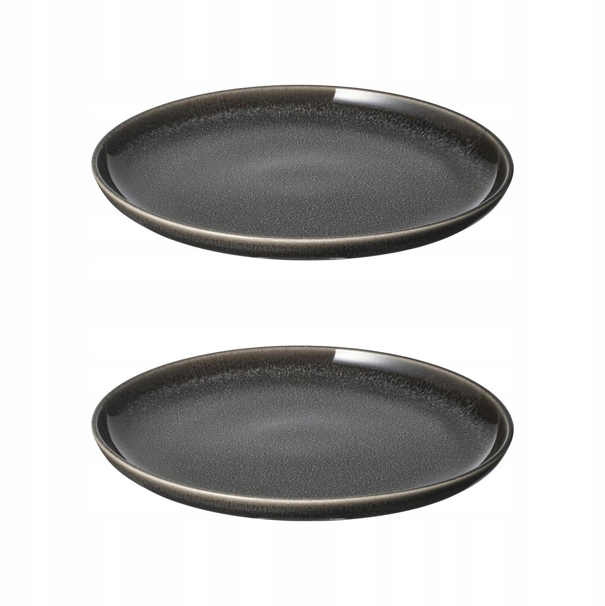 2x GLADELIG Bord - Donkergrijs, 20 cm