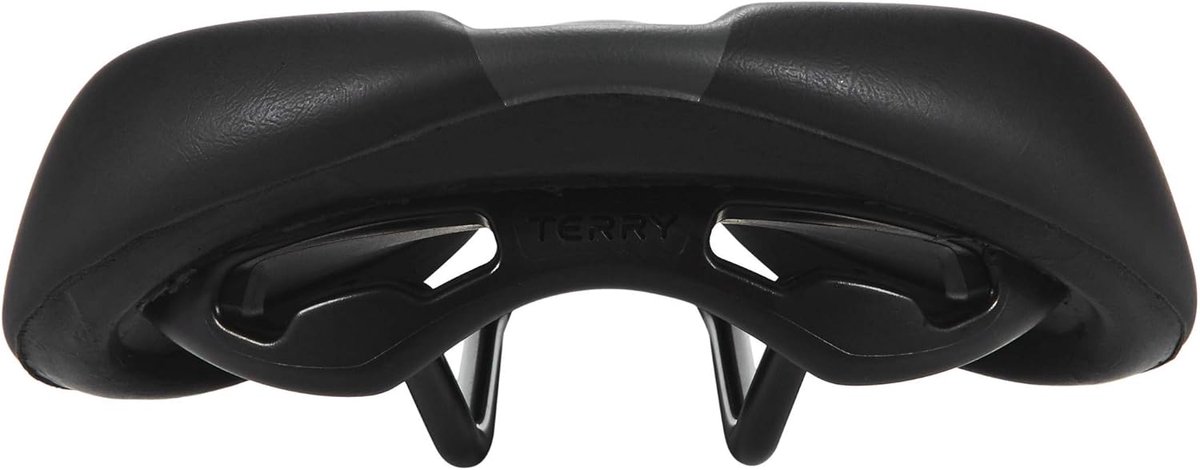 Fietszadel met gel padding - Zwart - Geschikt voor sportieve en touring fietsen - Comfortabel voor lange ritten