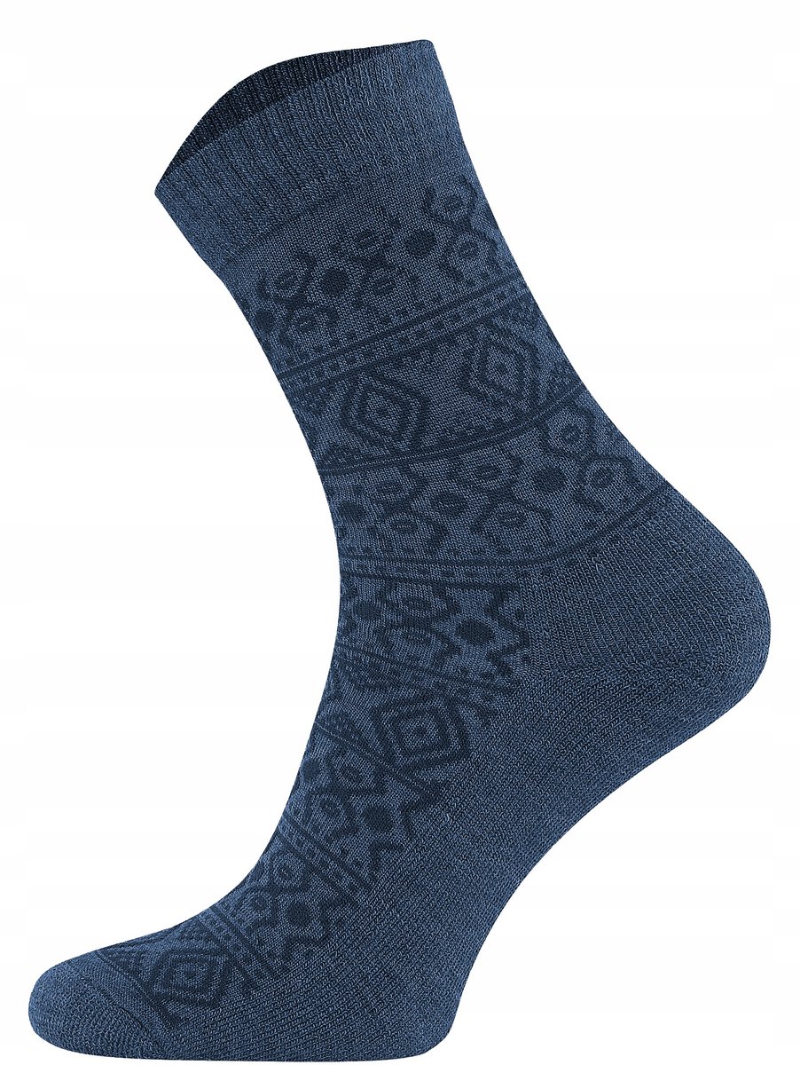 Comodo DailyAztec Merino Sokken Warm & Ademend Trekking Jeansblauw